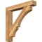 Ekena Millwork Balboa Block Rough Sawn Bracket w/ Offset Brace, Western Red Cedar, 6"W x 34"D x 34"H BKT0604X34X34BOA05RWR - alternate 1